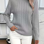 Ravae Cable-Knit Crew Neck Jumper for Women