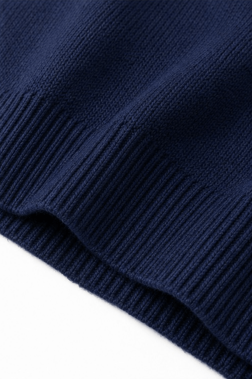 Women's Ribbed Dropped-Shoulder Oversized Knitted Jumper