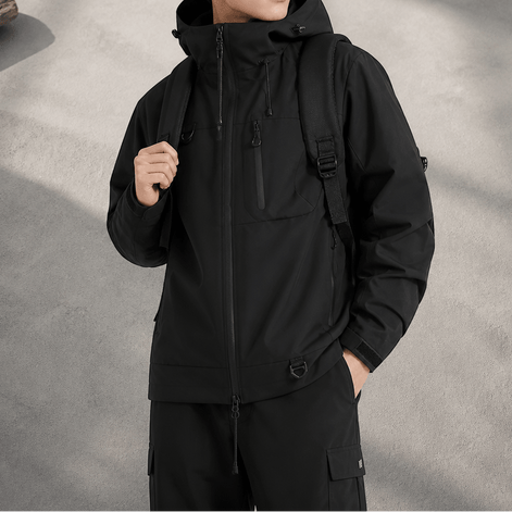 Women's Waterproof Hooded Windbreaker Rain Jacket with Vented Lining