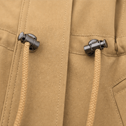 Midluna Adjustable Waist Mid-Length Hooded Winter Parka for Women