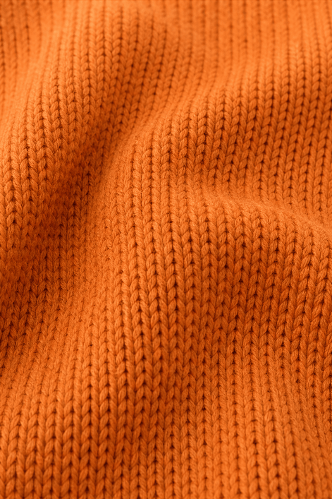 Women's Ribbed Hooded Knit Jumper with Drawstring
