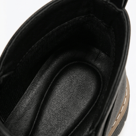 Strida Cushioned Platform Ankle Boots with Side Zip for Women