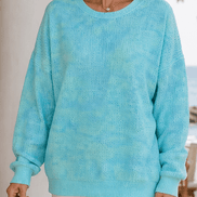 Wearbella Oversized Dropped-Shoulder Ribbed Women's Knitted Jumper