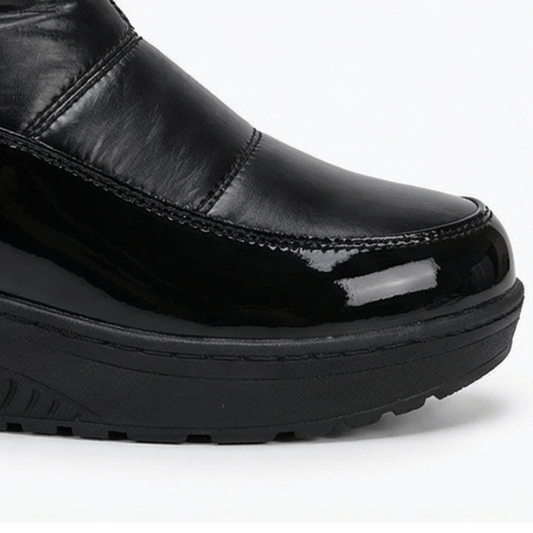 Women's Fleece-Lined Over-the-Knee Boots with Wedge Sole