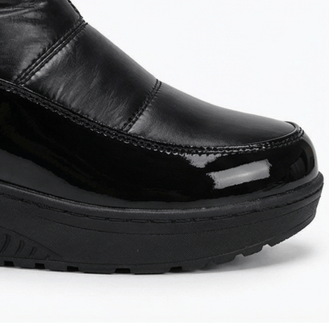 Women's Fleece-Lined Over-the-Knee Boots with Wedge Sole