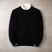 Men's Merino Wool Blend Crewneck Knit Jumper