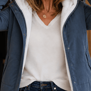 Coldbourne Sherpa-Lined Hooded Quilted Puffer Jacket for Women