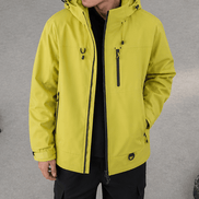 Women's Waterproof Hooded Windbreaker Rain Jacket with Vented Lining