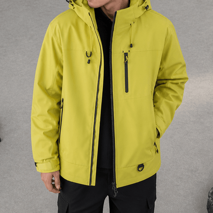 Women's Waterproof Hooded Windbreaker Rain Jacket with Vented Lining