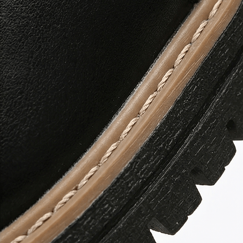 Strida Cushioned Platform Ankle Boots with Side Zip for Women