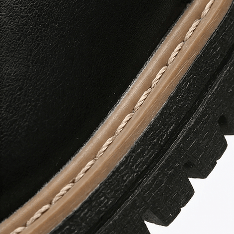 Strida Cushioned Platform Ankle Boots with Side Zip for Women