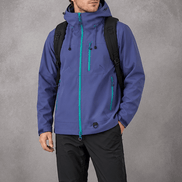 Women's Waterproof Hooded Windbreaker Rain Jacket with Vented Lining