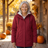Heide Sherpa-Lined Hooded Quilted Winter Coat with Drawstring