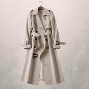 Reagan Women's Belted Double-Breasted Trench Coat in Polyester