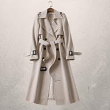 Reagan Women's Belted Double-Breasted Trench Coat in Polyester