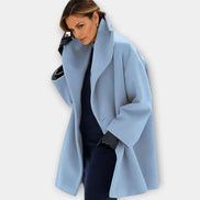 Women's Oversized Wide-Collar Winter Coat for Cold Weather