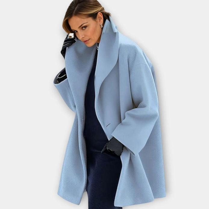 Women's Oversized Wide-Collar Winter Coat for Cold Weather