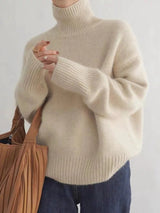 Dora Roll Neck Cashmere Knitted Jumper for Women