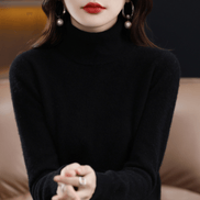 Elena Cashmere Blend Turtleneck Jumper for Ladies Christmas Wear