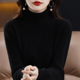 Elena Cashmere Blend Turtleneck Jumper for Ladies Christmas Wear