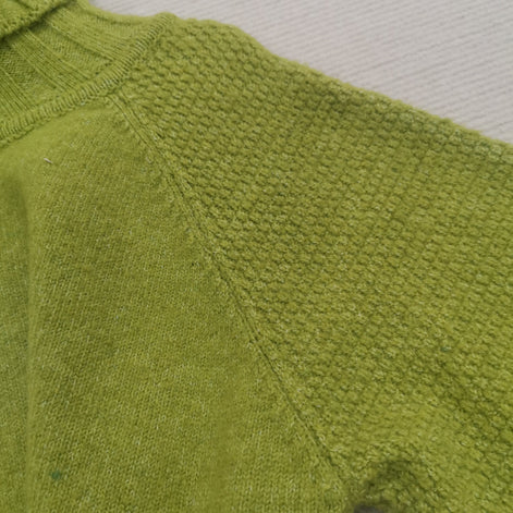 Women's Chunky Knitted Turtleneck Jumper with Ribbed Cuffs
