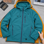 Women's Waterproof Hooded Windbreaker Rain Jacket with Vented Lining