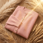 Avery Merino Wool Knitted Cardigan Jumper for Ladies at Christmas