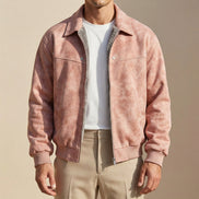Jacob Tailored Lambskin Leather Bomber Jacket for Men