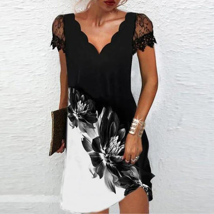 Eloise Lace Sleeve Bodycon Mini Dress for Christmas Party