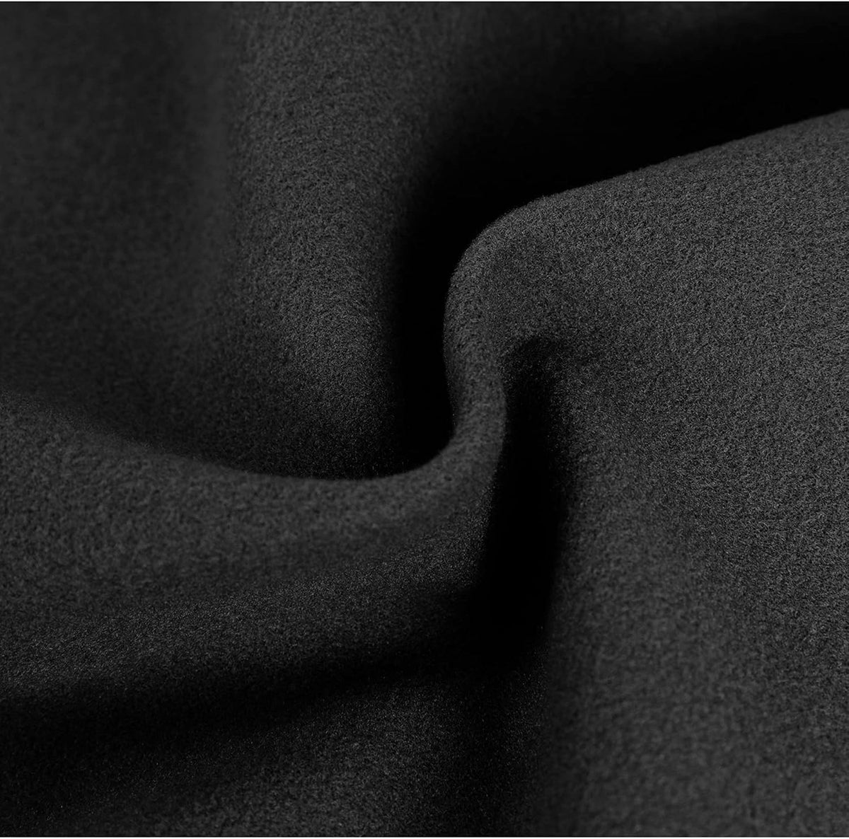 Women's Notch Lapel Double-Breasted Long Wool Winter Coat with Side Pockets