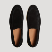 Men's Suede Slip-On Loafers with Cushioned Sole