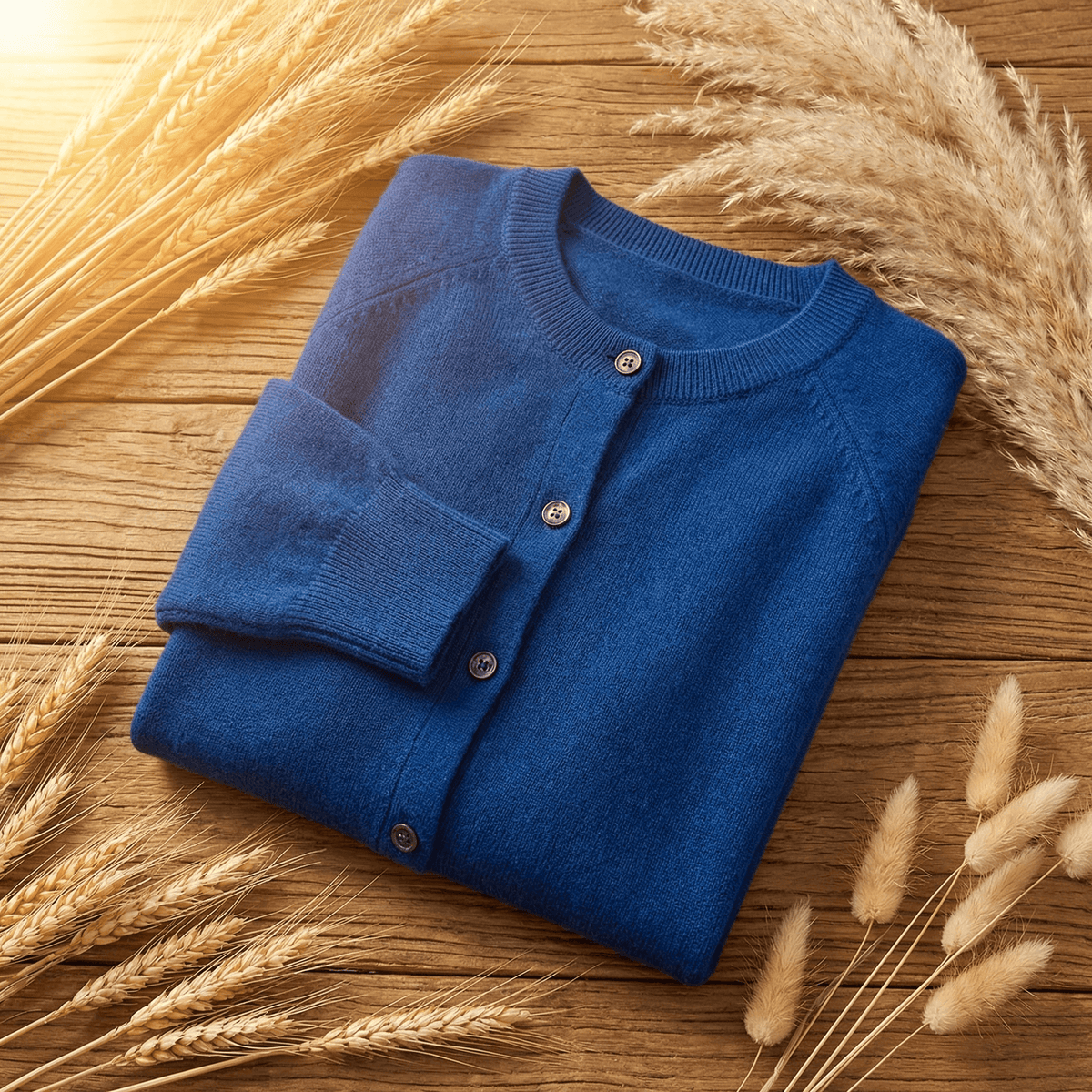 Avery Merino Wool Knitted Cardigan Jumper for Ladies at Christmas
