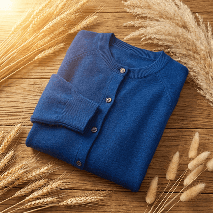 Avery Merino Wool Knitted Cardigan Jumper for Ladies at Christmas