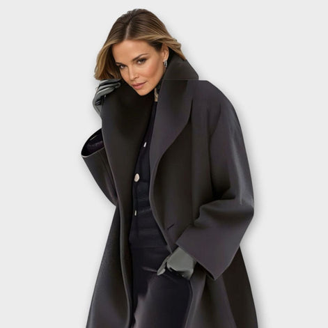 Women's Oversized Wide-Collar Winter Coat for Cold Weather