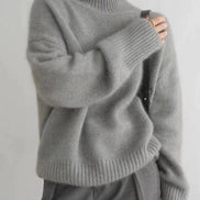 Dora Roll Neck Cashmere Knitted Jumper for Women