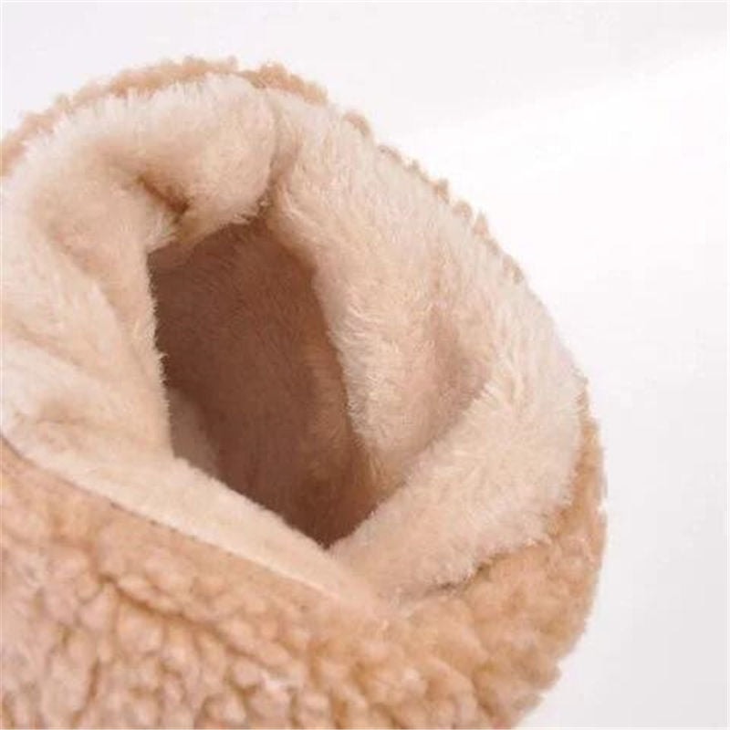 Rosaria Fleece-Lined Faux Suede Women's Boots with Block Heel