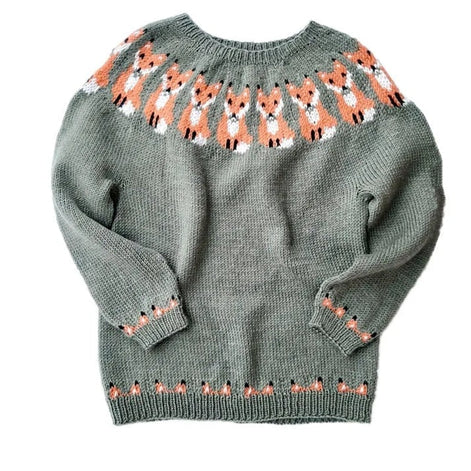 Victoria Fair Isle Geometric Pullover Women's Knitted Jumper with Crew Neck