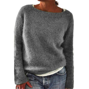 Klara Boat Neck Chunky Knit Jumper for Women