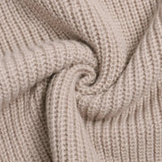 Sienna Oversized Ribbed Balloon Sleeve Cashmere Women's Knitted Jumper