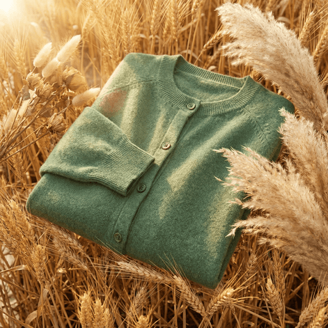 Avery Merino Wool Knitted Cardigan Jumper for Ladies at Christmas