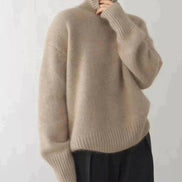 Dora Roll Neck Cashmere Knitted Jumper for Women