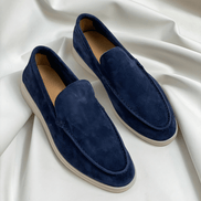 Men's Suede Slip-On Loafers with Cushioned Sole
