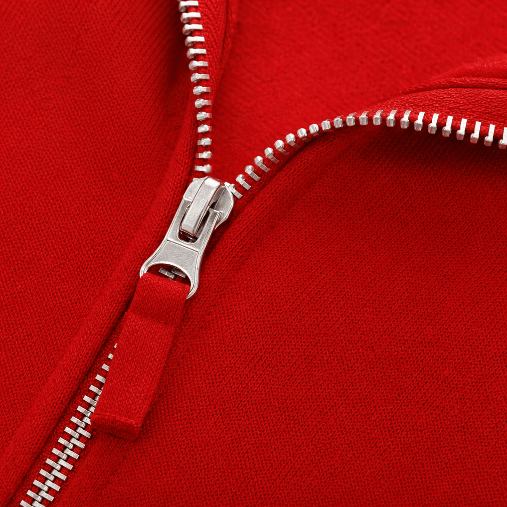 Women's Longline Hooded Zip-Up Jacket with Pockets