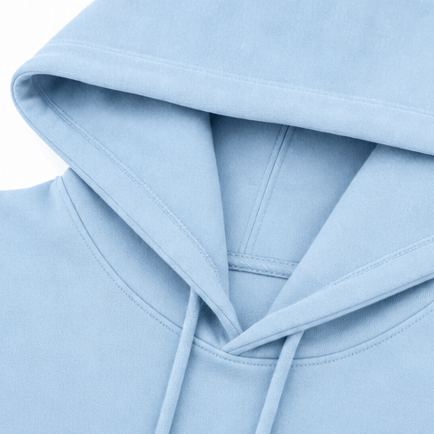 Women's Oversized Half-Sleeve Hooded Sweatshirt with Drawstring