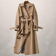 Reagan Women's Belted Double-Breasted Trench Coat in Polyester