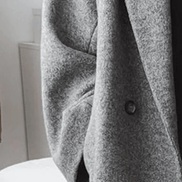 Adrienne Oversized Double-Breasted Wool-Blend Winter Coat for Women