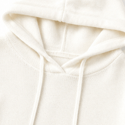Women's Oversized Hooded Knitted Jumper with Drawstring