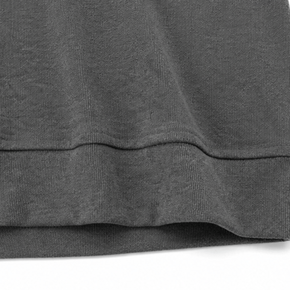 Waffle Knit Button Henley Hooded Sweatshirt for Women