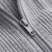 Covena Ribbed Zip-Up Knitted Cardigan with Pockets for Women