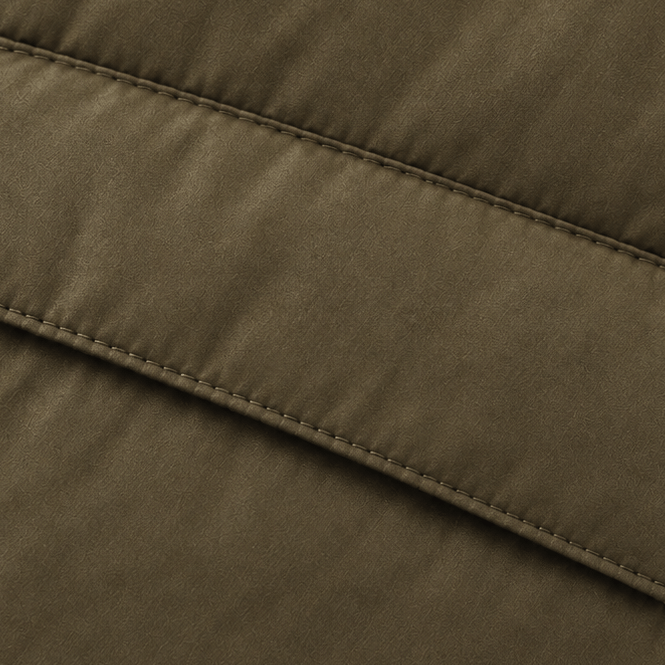 Reversible Hooded Long Puffer Coat with Faux Shearling Lining